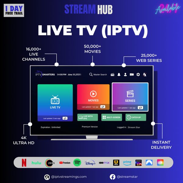 Best IPTV Subscription 2025 – HD, Sports, Movies & More
