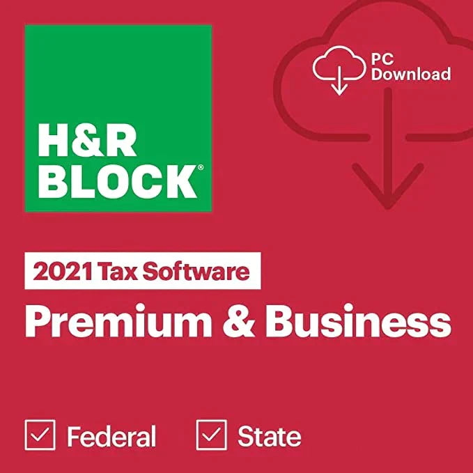 ✅H&R Block Tax Software Premium & Business 2021✅ with 3% Refund Bonus Offer✅