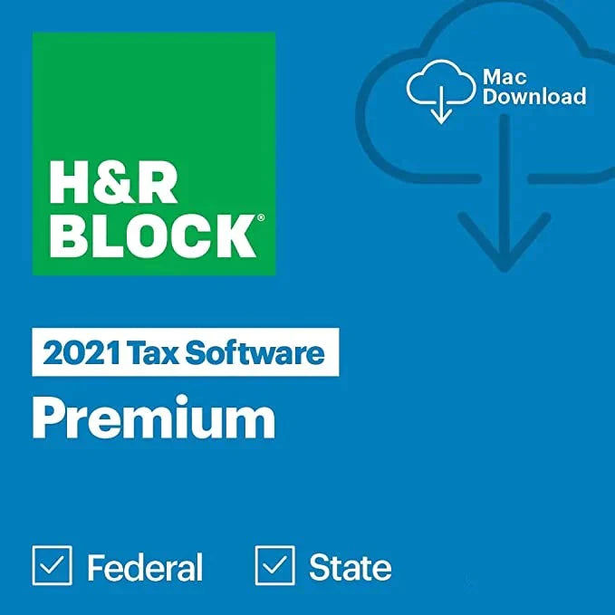 ✅H&R Block Tax Software Premium 2021✅ with 3% Refund Bonus Offer✅MAC & WIN✅