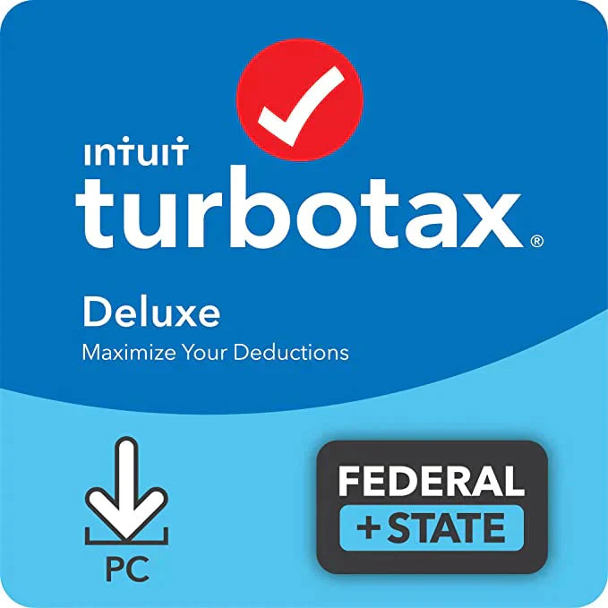 ✅TurboTax Deluxe 2021 Tax Software✅Federal and State Tax Return with Federal E-file✅
